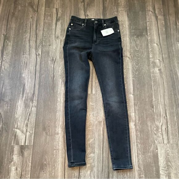 Revolve FREE PEOPLE Montana Skinny Jeans In Milkyway - Picture 6 of 8